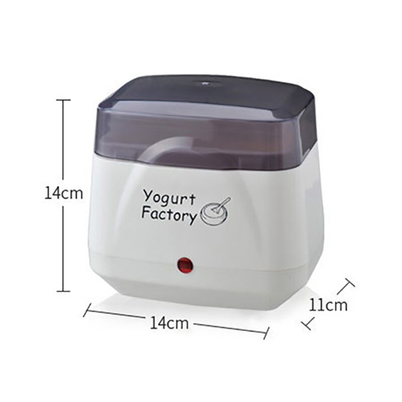 Yoghurt maker maskine elektrisk yoghurt maker gratis opbevaringsbeholder og låg perfekt til organisk, sødet, aromatiseret, almindeligt eller sukker