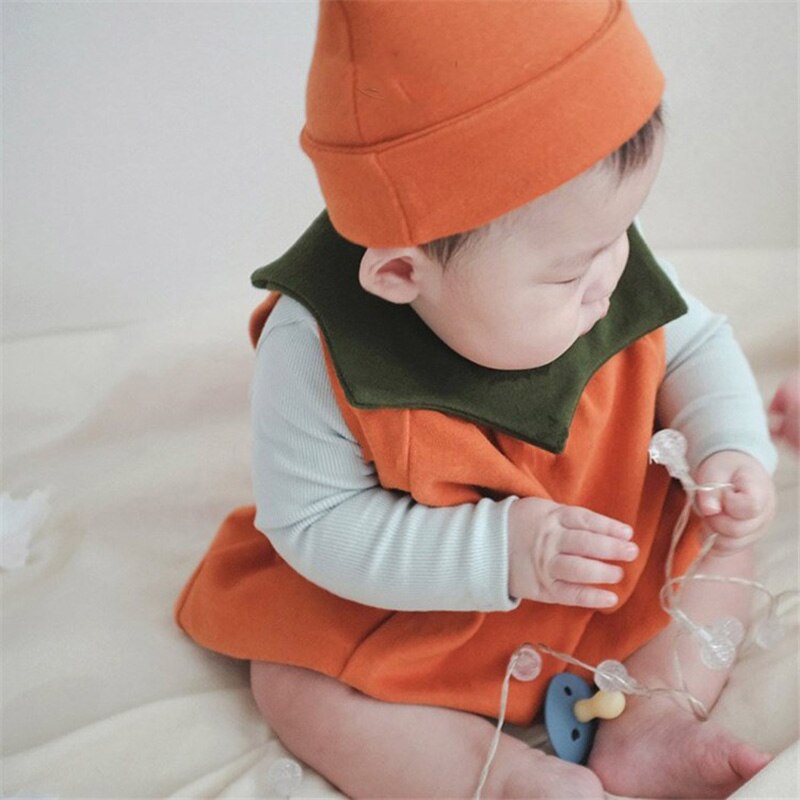 MILANCEL 2021 primavera bambino corpo carino Pumkin bambino ragazze completo da uomo bambino ragazzi corpo con cappello