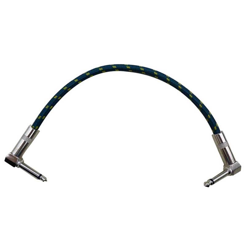 30cm flettet instrument gitar kabel lapp ledninger linjer effekt ledning rett vinkel 6.35 lydkabler gitar deler og tilbehør