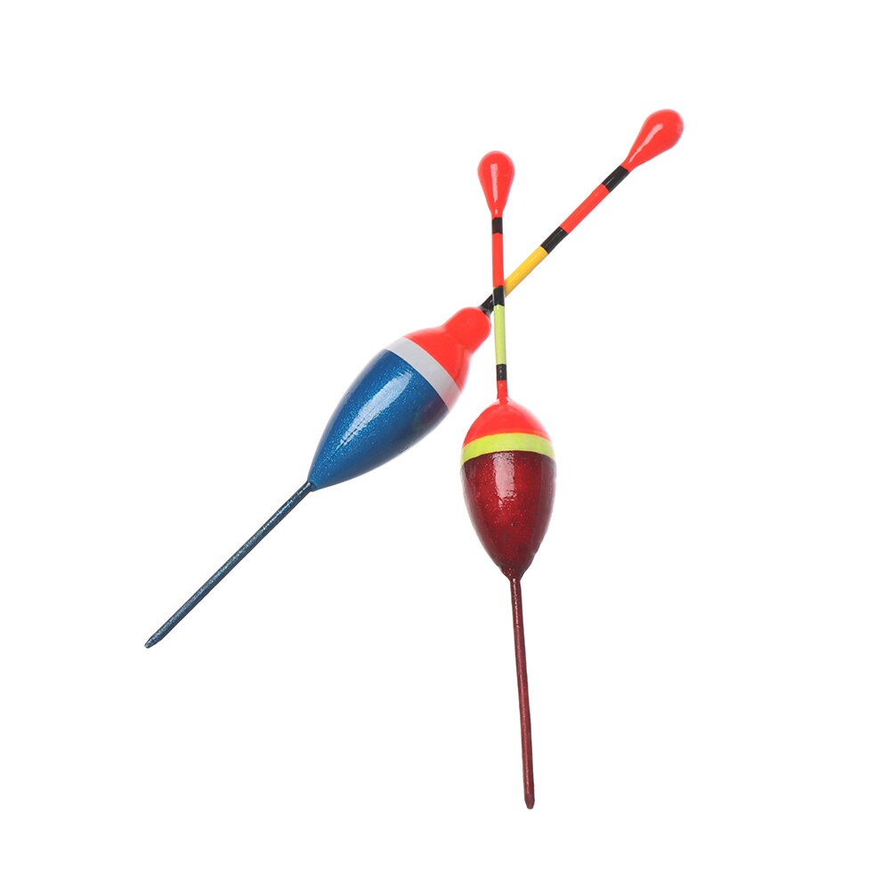 2Pcs Colorful Ice Fishing Floats Light Stick Float Bobber Fluctuate Foam Buoy Floats Indicator Outdoor Fishing Accessories