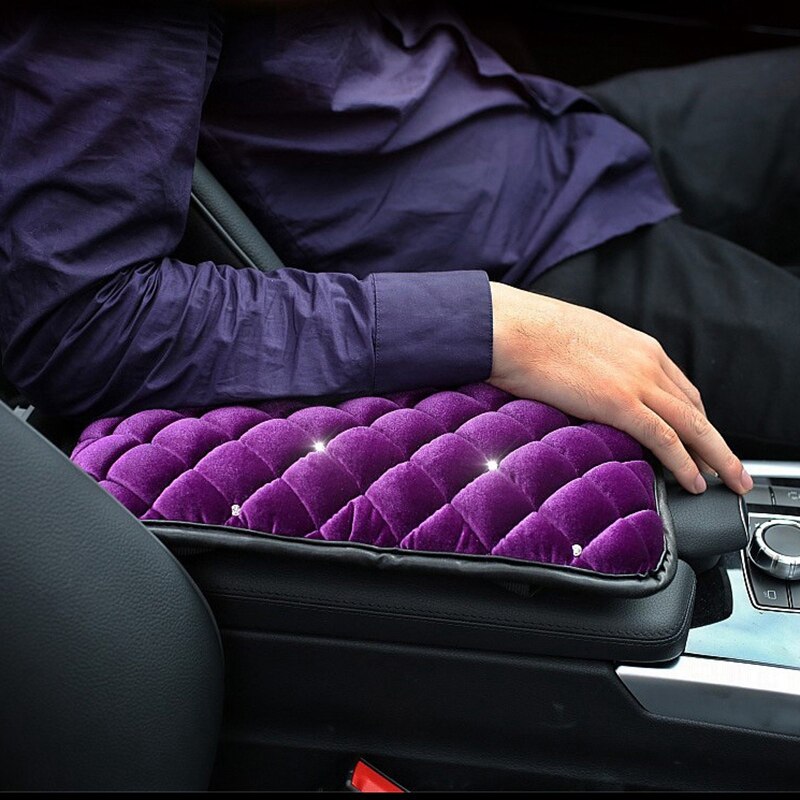 Bil armlæn mat boks dæksel auto armlæn dækker opbevaring biler opbevaring tæppe beskytter pad bil-styling auto tilbehør