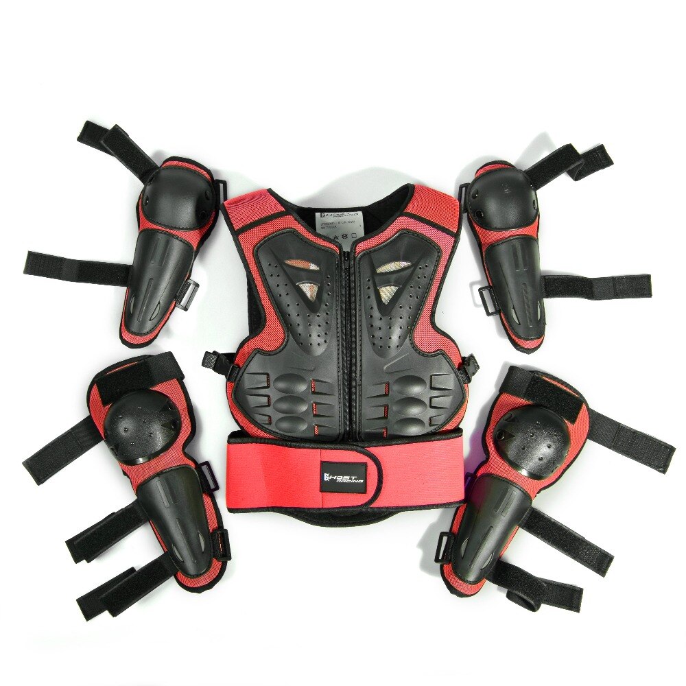 Motorcycle protective gear children's armor clothing riding protective off-road suit sports knee pads elbow