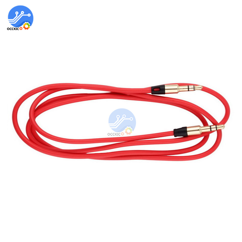 Aux-kabel jack 3.5mm audiokabel luidsprekerdraad mannelijk naar mannelijk audio aux-kabel voor hoofdtelefoons auto aux-kabel