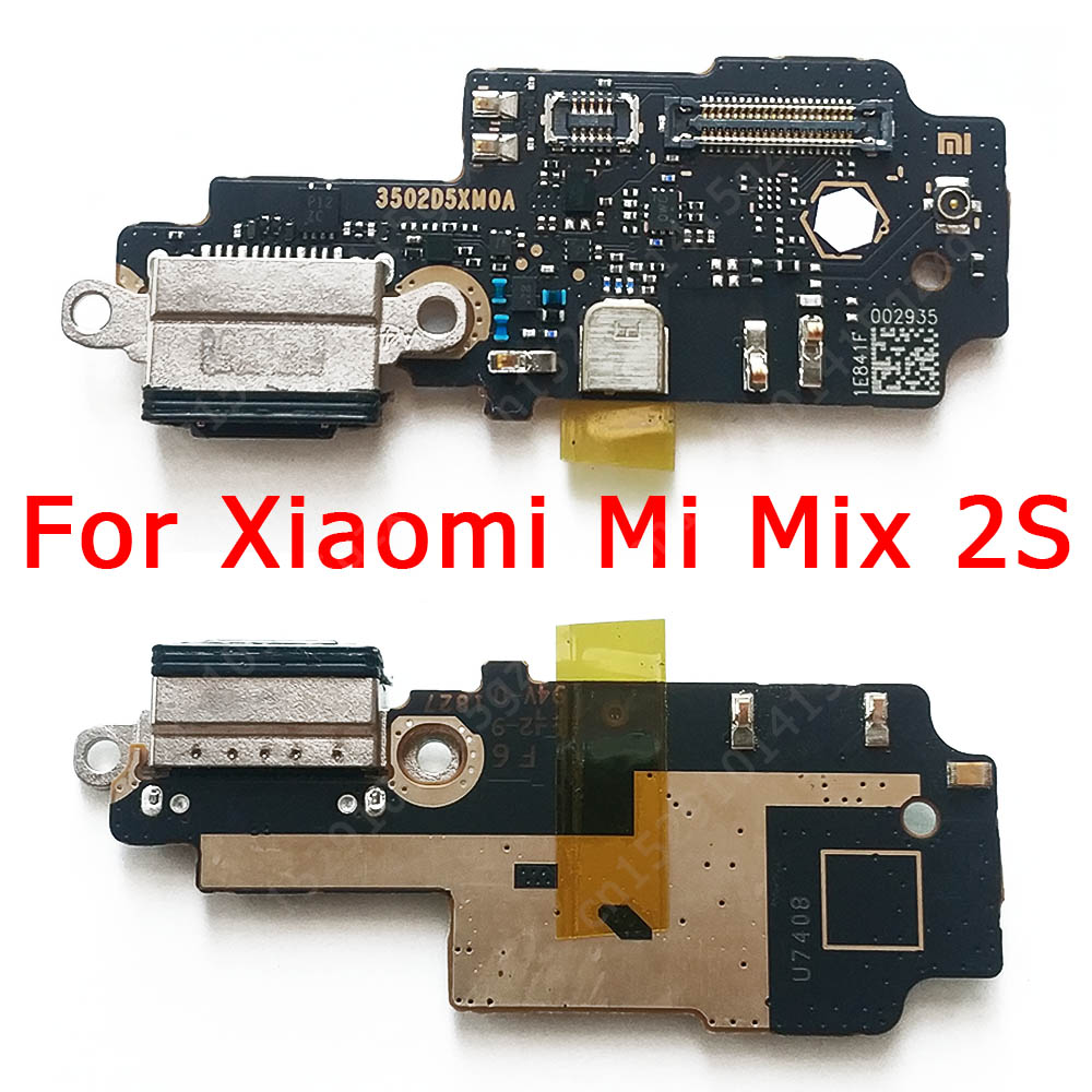 Charge Board For Xiaomi Mi Mix 3 2S 2 Mix3 Mix2S Mix2 Charging Port Dock Plate Ribbon Socket Usb Connector Spare Parts: grey