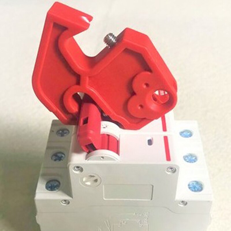 1Pc Universal Clamp On Safety Plastic Lockout Devices Circuit Breakers lock