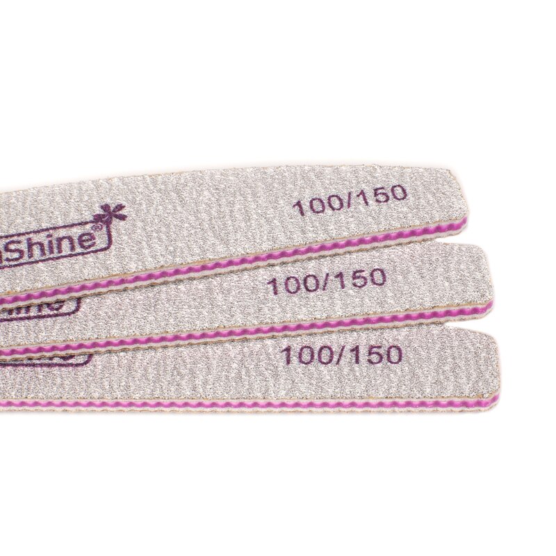 10pcs Acryl Nail Files Block Buffer Voor Manicure UV Gel Nagellak Bestand 100/150 grit Sterke Schuurpapier Manicure Nail care Tool