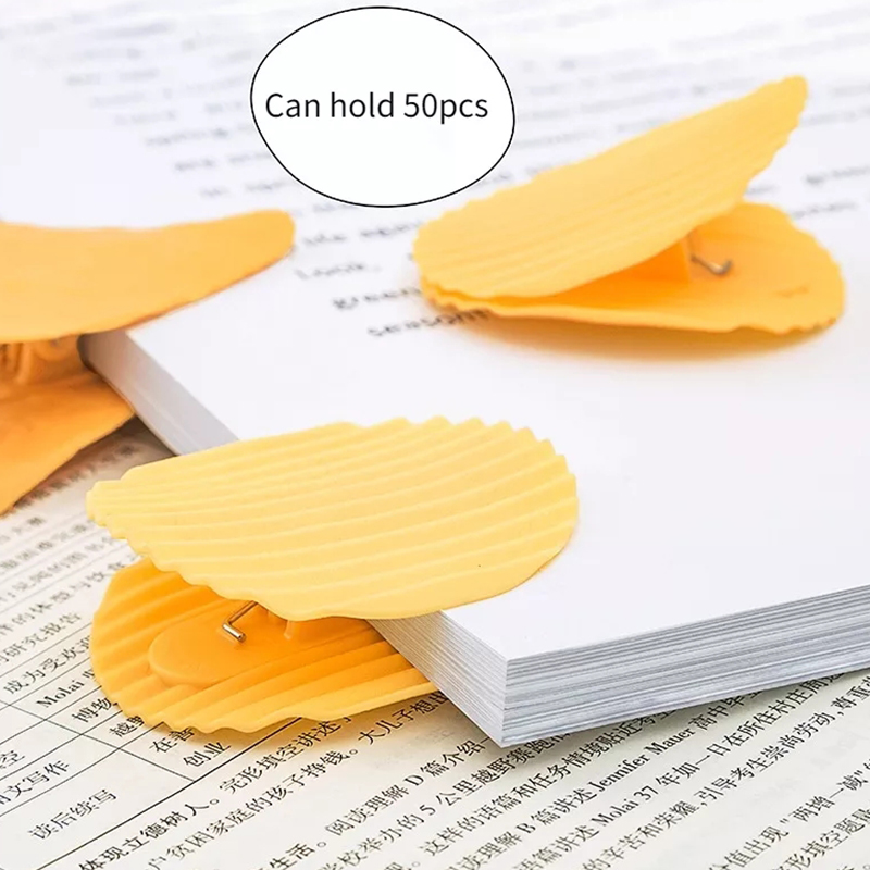 Food Sealing Clips Storage Potato Chips Clamps Snacks Gadgets Kitchen Cooked Food Preserving Clips Invoice Organizer
