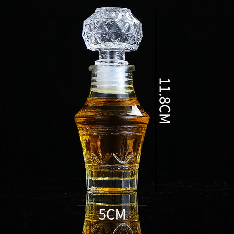 Jarra de miel de cristal de lujo X15, jarra de 50ml de capacidad, 2oz, decantador, botellas de vidrio de almacenamiento, de de boda, tarros de miel: E