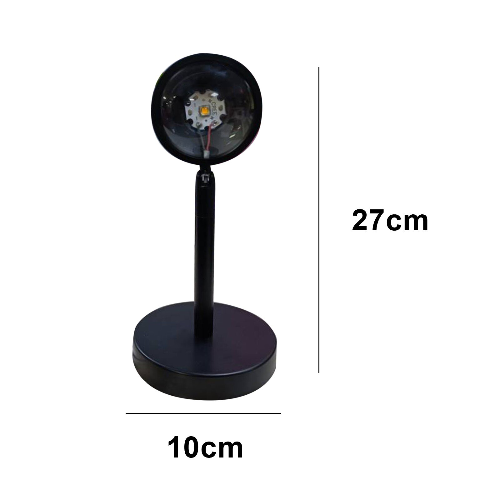 Rainbow Sunset Light Projector Lamp Atmosphere Led Night Light Romantic Mood Light Projector for Home Room Background Wall Decor