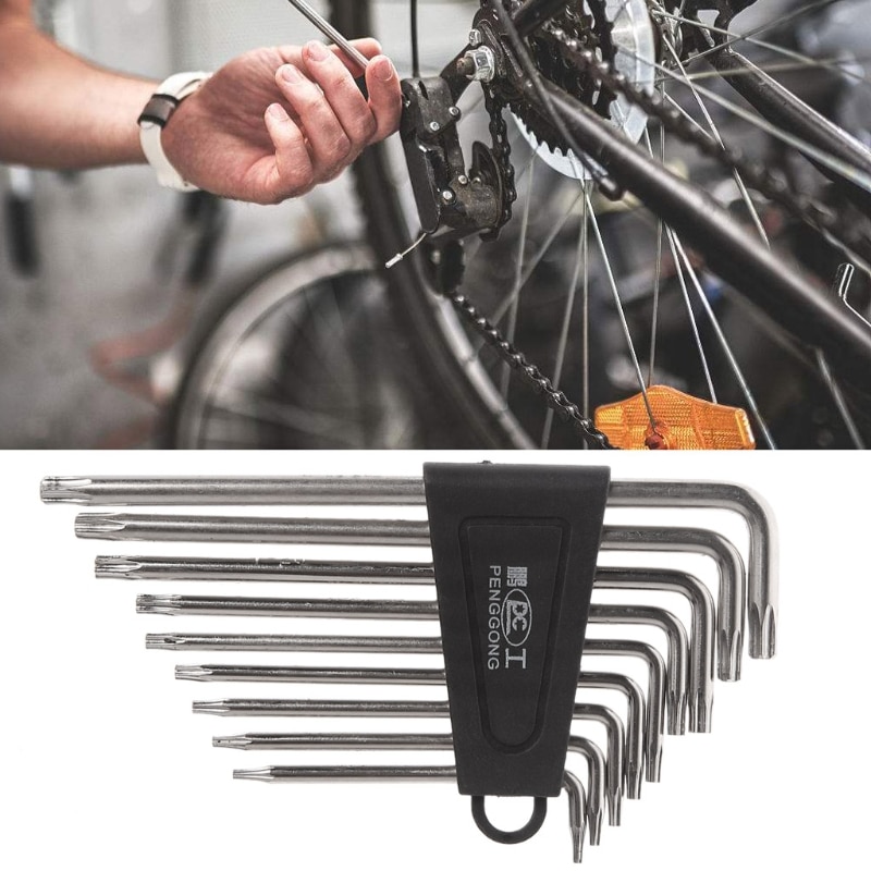 9 Pcs Hex Key Wrench Sets Torx L Shape Repair Tool Screwdriver Tool Set Usefu