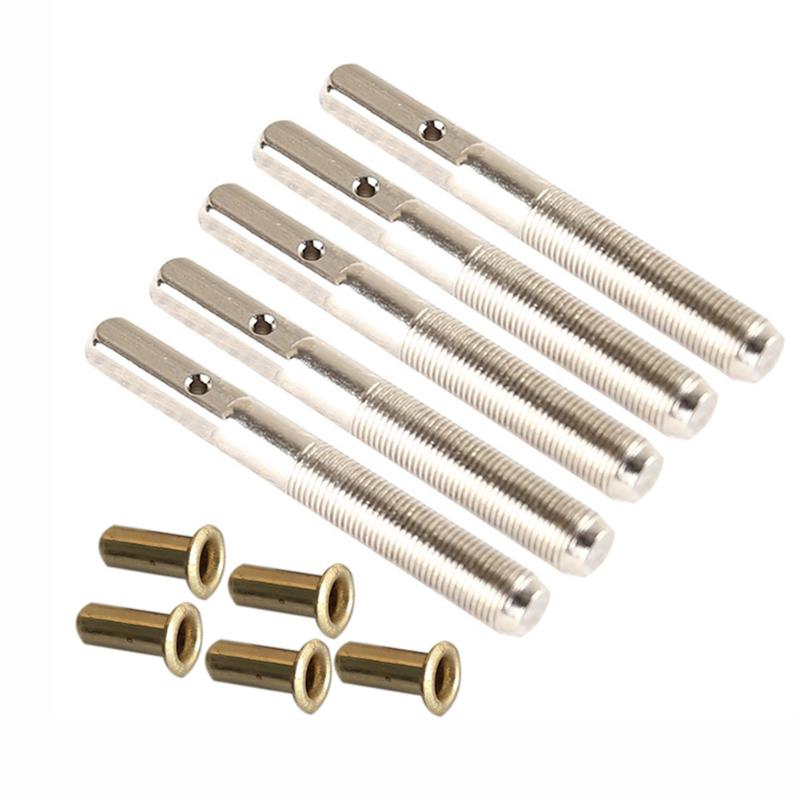 5 uds. Tornillos de cuerda fija Heptachord, clavijas pequeñas para arpa 7/10, clavos de clavija fija, suministros de instrumento Musical de cuerda