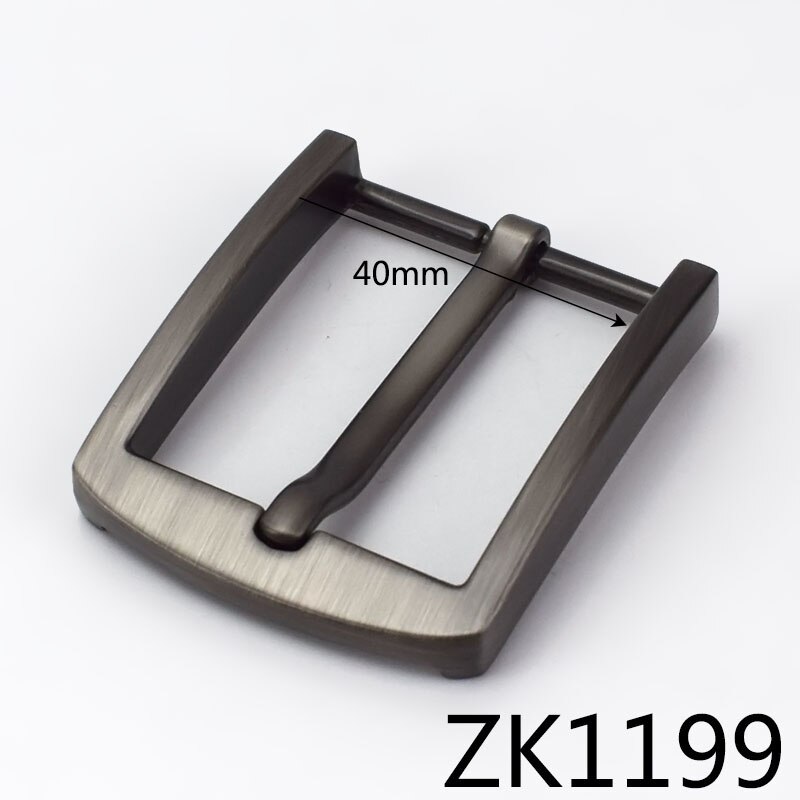 Meetee-hebillas de cinturón con pasador de Metal para hombre y mujer, hebillas de cinturón de 35/40mm, para manualidades de cuero, accesorios de decoración para Vaqueros, 1/2/5 Uds.: 1Pc / ZK1199