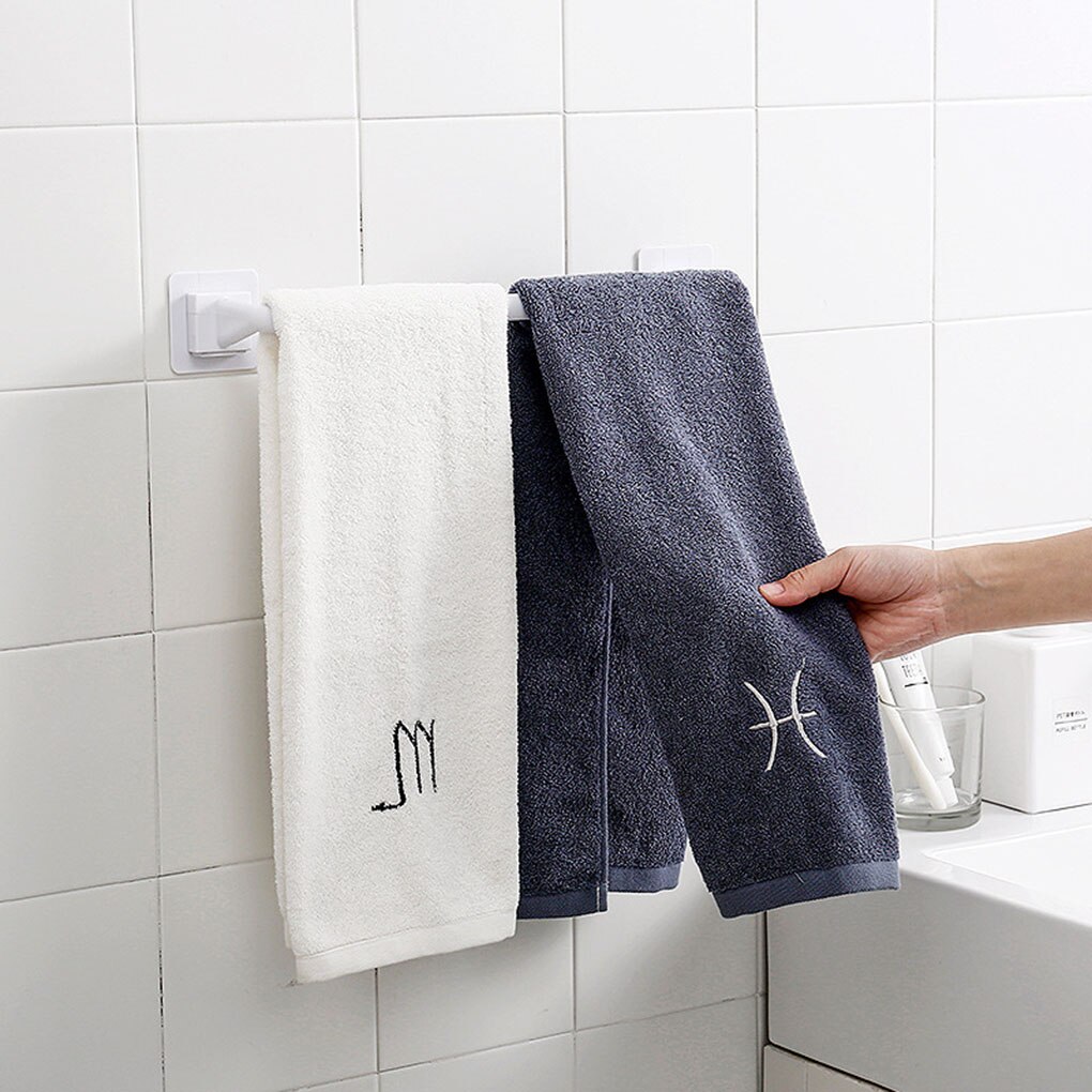 Zelfklevende Handdoek Staaf Bar Muur Badhanddoek Houder Rail Rack Voor Keuken Badkamer 24.5Cm/34Cm