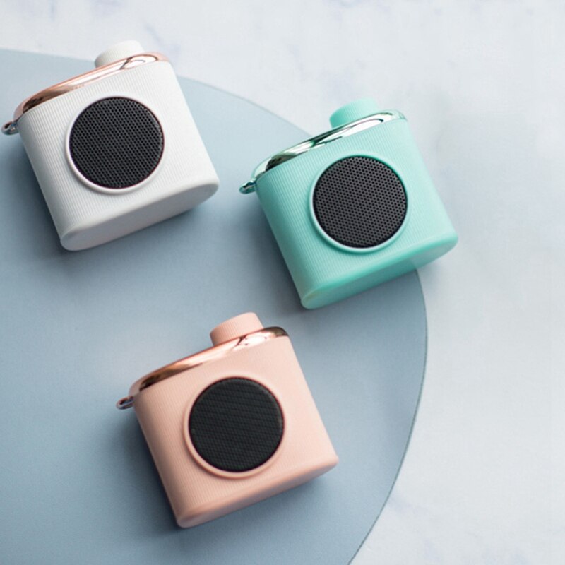 Wireless Mini Translator Bluetooth Speaker Portable Translation Device Intelligent Voice Pink