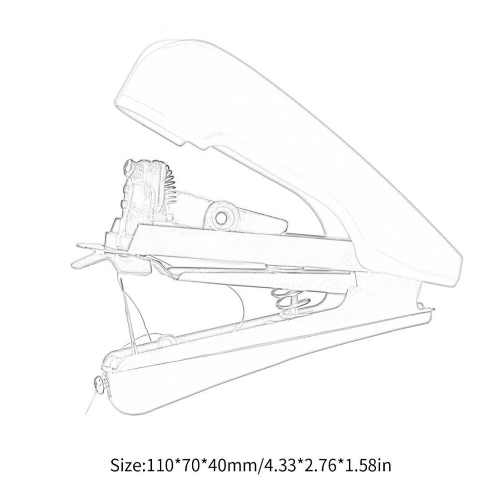 1pc Portable Mini Manual Sewing Machine Simple Operation Sewing Tools Sewing Machine Cloth Fabric Handy Needlework Tool