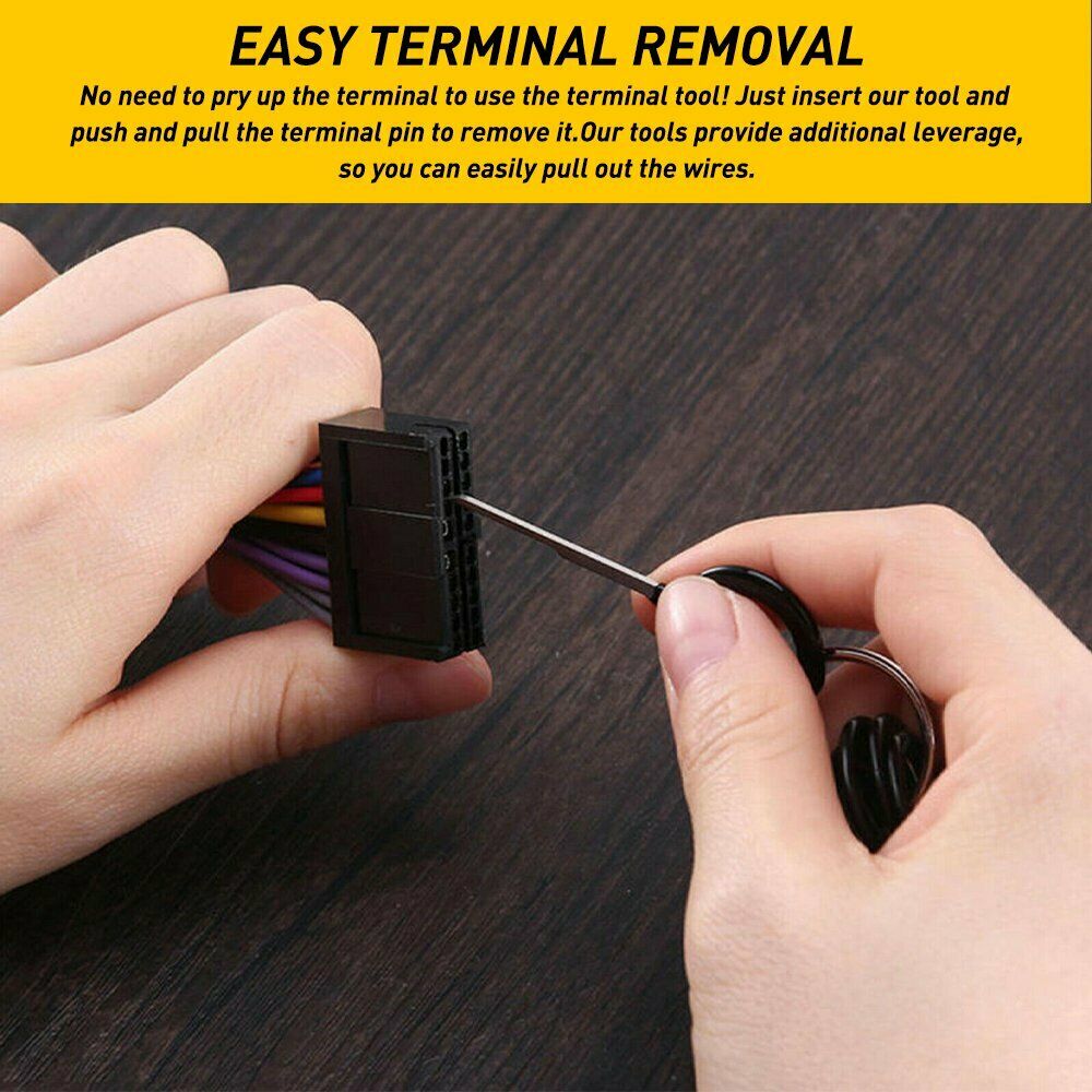 152Pcs Brand Car Terminal Removal Tool Wire Plug Connector Extractor Puller Release Pin Extractor Kit To Fit Any Terminal