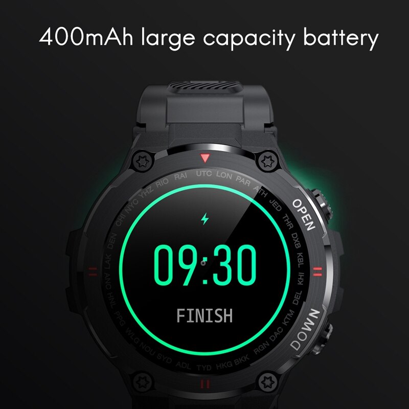 K22 Slimme Horloge 1.28Inch Ips Full Screen Bluetooth Call Hartslag Bloeddruk Sport Gezondheid Armband Voor Android Ios