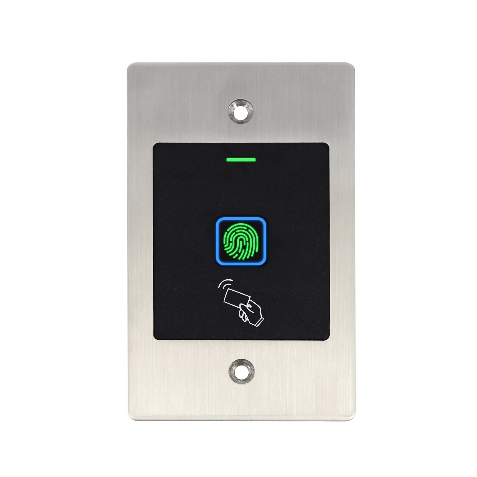 RFID Reader Keyless Door Opener Metal Access Control scanner 800 users Mini IP66 Waterproof Embedded Fingerprint reader