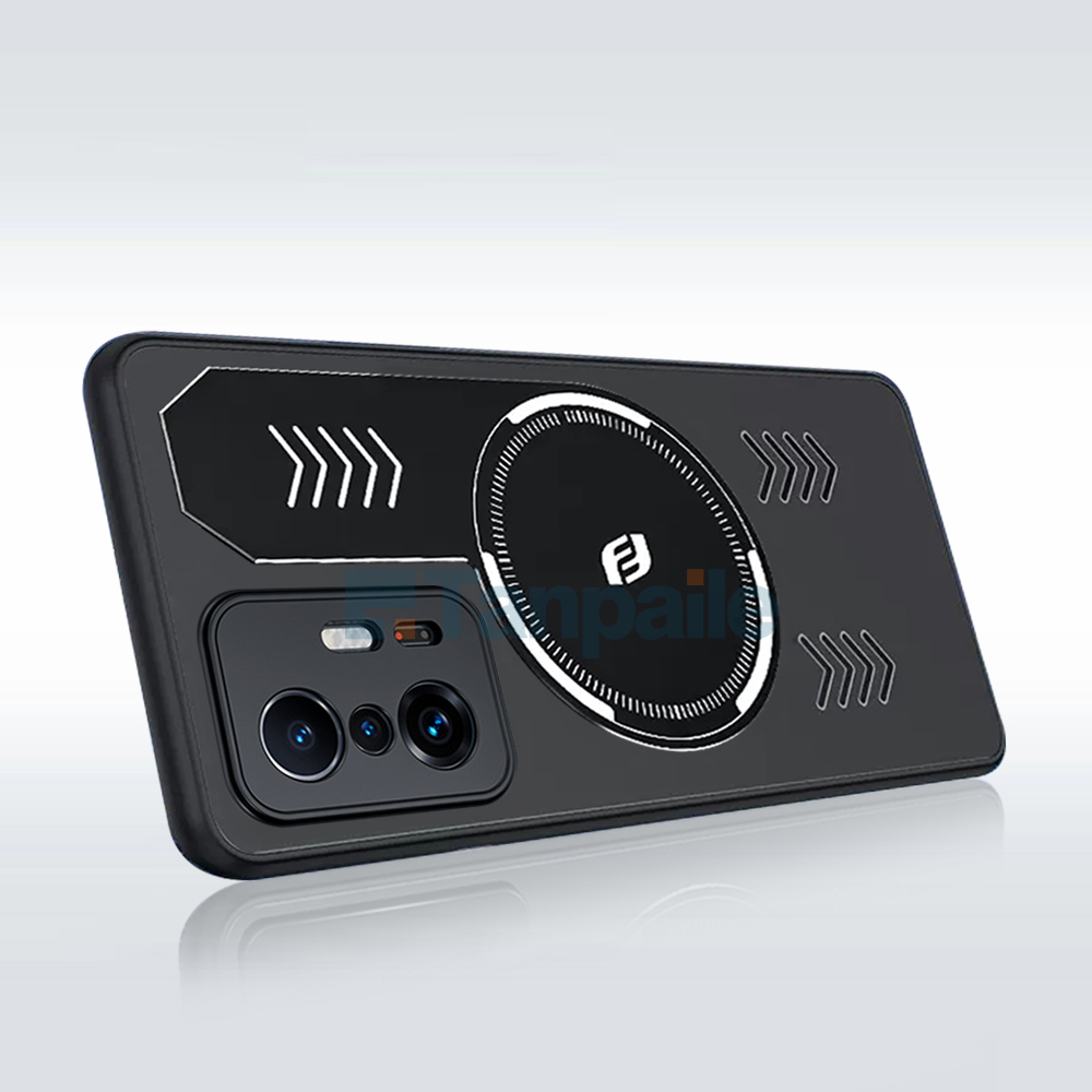 Tanpaile Cooling Magnetic Case For Xiaomi MI 11T Pro 10T 12T Redmi K30S K50 Ultra 9T K20 Bumper Heat Dissipation Cover: PE / Beige