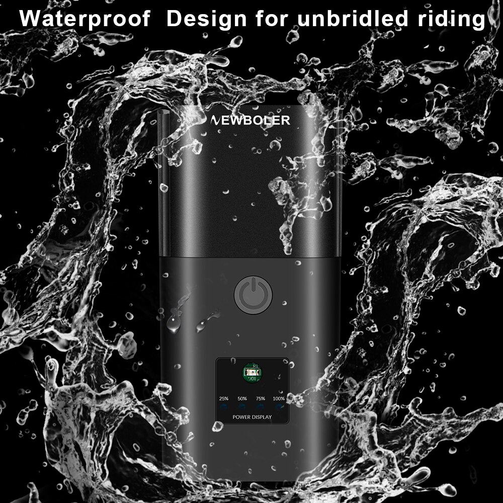 Cykellygte 1000 lumen 4000 mah cykelforlygte powerbank lommelygte styr usb-opladning mtb landevejscykling højdepunkt