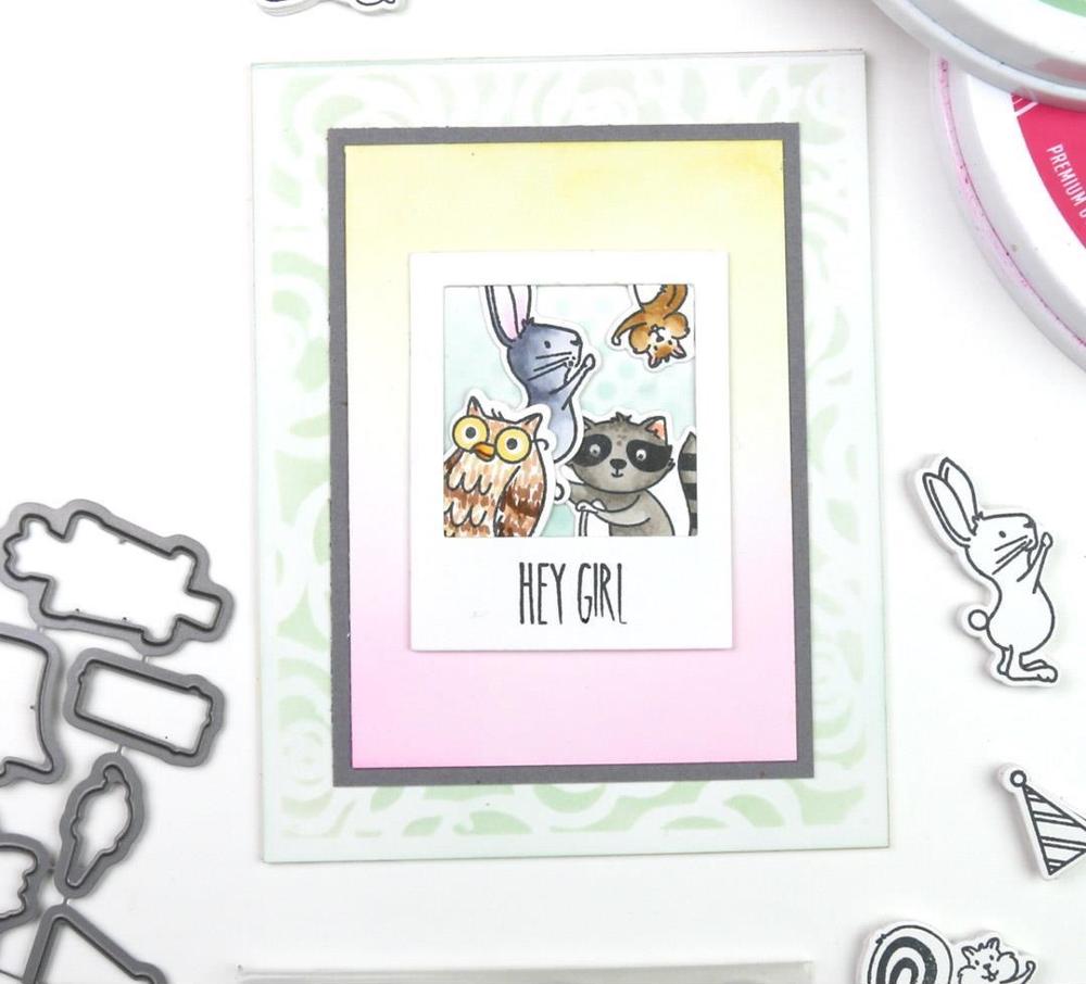 Affe Tiere Glücklich Geburtstag Kuchen Metall Schneiden Stirbt und Briefmarken Schablone für DIY Scrapbooking foto Album Präge Papier Karten