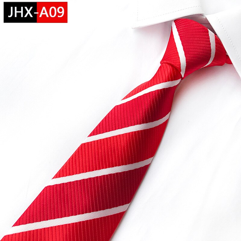 8Cm Polyester Ties Voor Mannen Formele Zakelijke Hals Tiies Huwelijkscadeau Voor Mannen Stropdas Bruidegom Party Das: A09