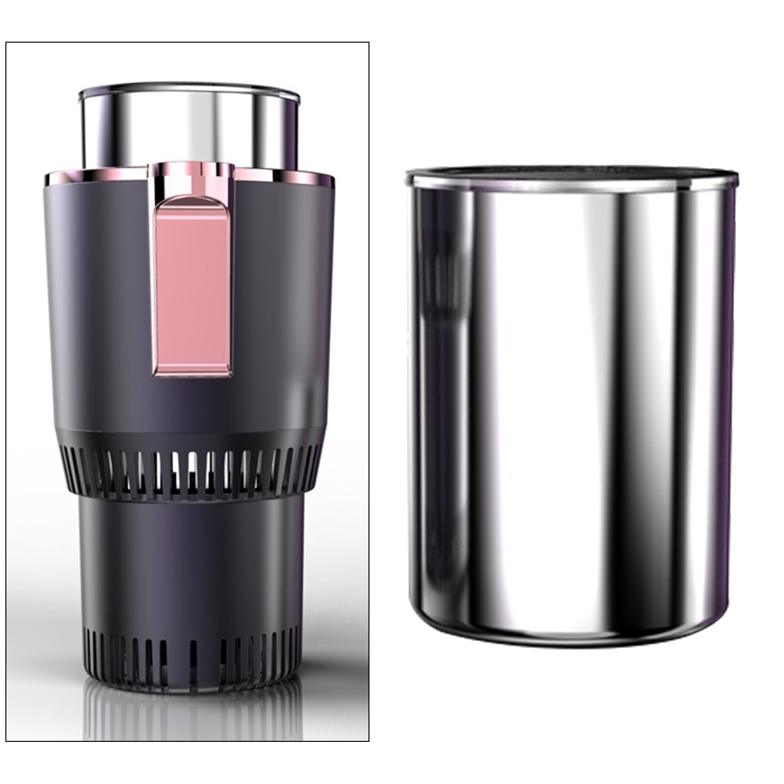 Accwork Mini-Kaffeetassenwärmer, intelligenter Tassenwärmer für den Schreibtisch mit 2–12 Stunden Auto-Off-Timer, 3 Temperaturstufen und LED-Nachtlicht, Tassenwärmer für Kaffee, Tee, Milch