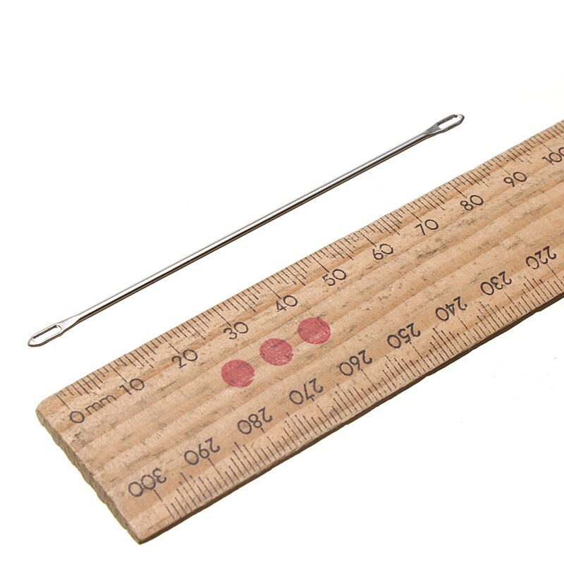 Aguja de doble ojo para máquina de tejer Brother, accesorio para manualidades de costura de suéter, para el hogar, KR588, KR710, KR830, KR850