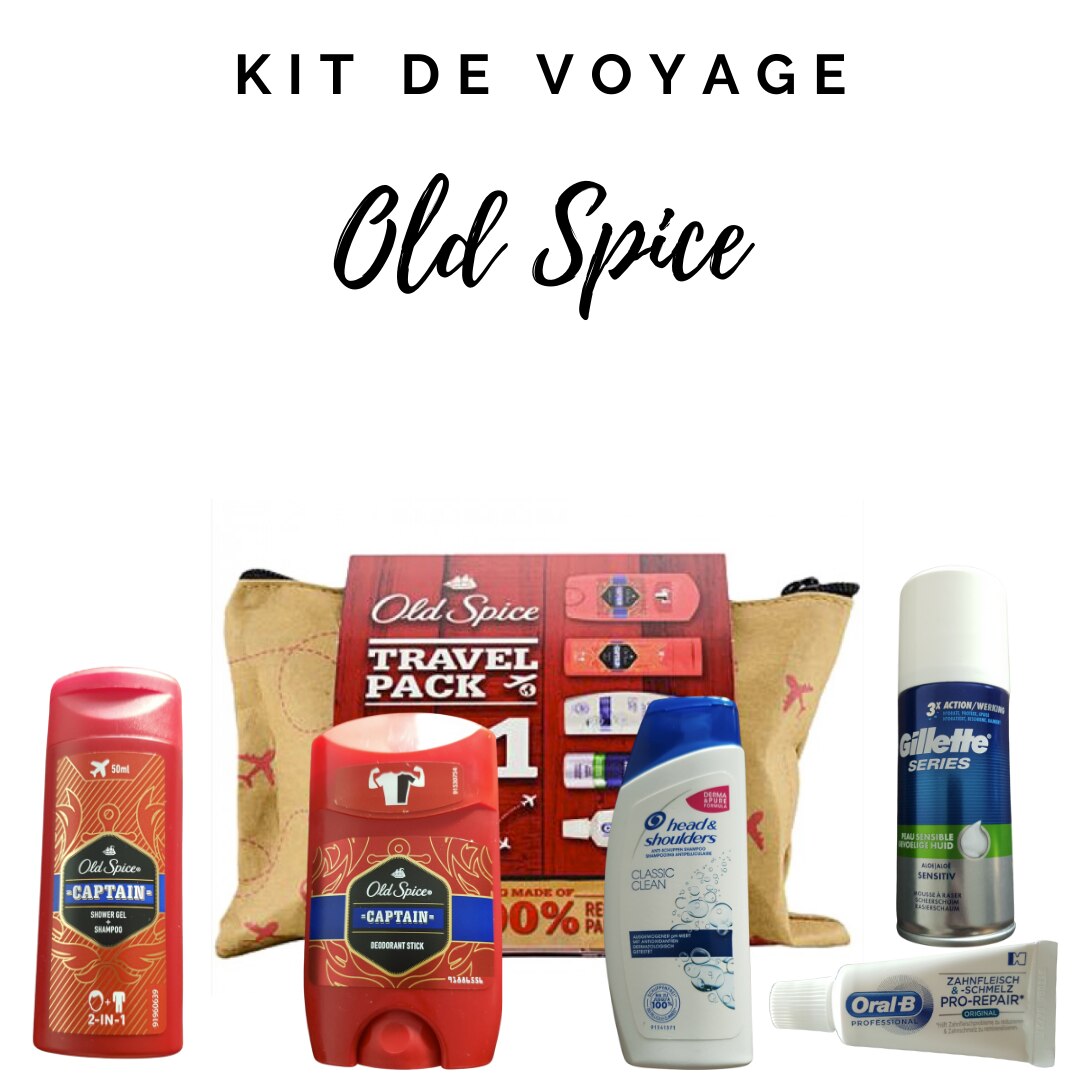 Special men's travel toiletry kit-5 pieces