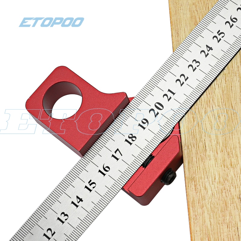 Traçage d&#39;angle pour menuiserie, règle sur bois, localisateur de localisation, règle en acier, jauge de bloc, outils pour le travail du bois