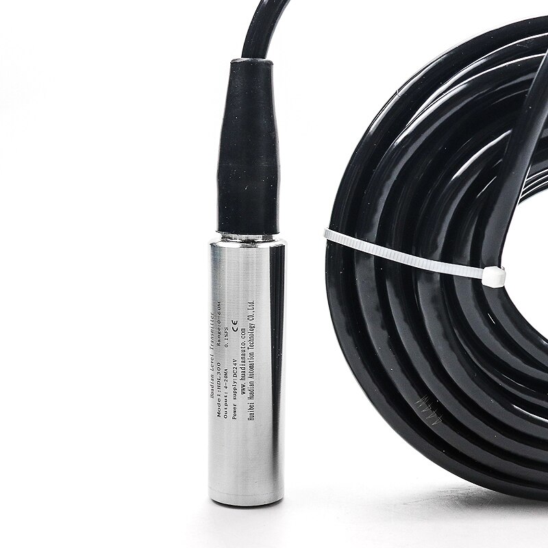 4-20ma hydraulic fill silo level sensor boreholes pump deep well water milk tank level transmitter 20m cable