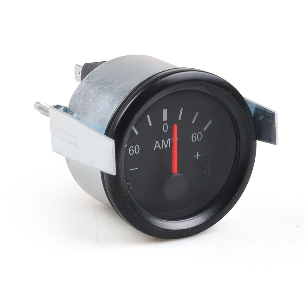 52mm Auto Amperemeter Voltmeter 60-0-60A - 2 Zoll AMP Gauge Für 12V Fahrzeuge