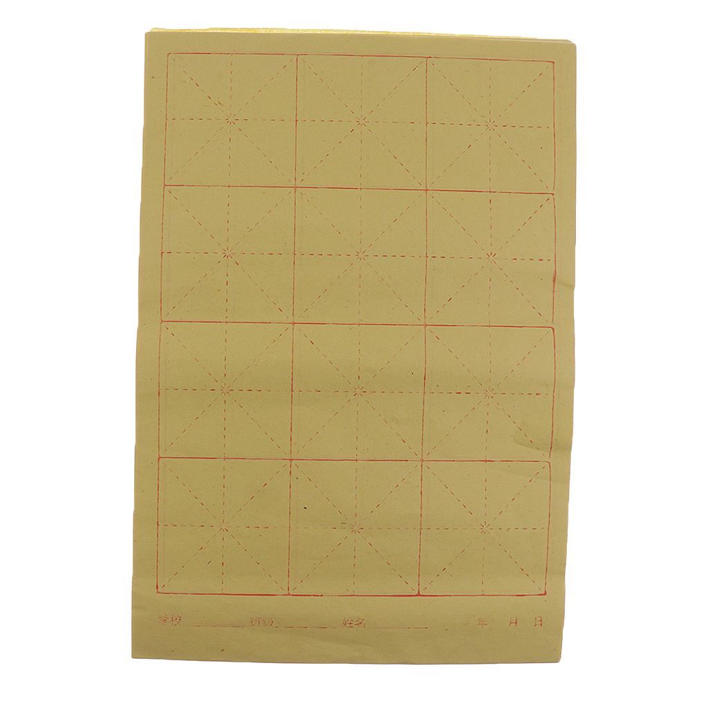 Chinese Traditional Art Paper Xuan Paper Grid L for Writing Practice Supplies