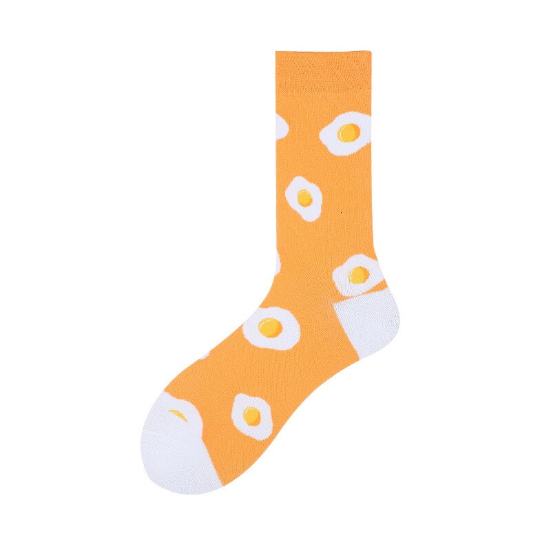 1 paire hommes chaussettes coton drôle équipage chaussettes fruits banane ananas brocoli chaussettes nouveauté chaussettes pour automne hiver: 1288c / EUR39-44
