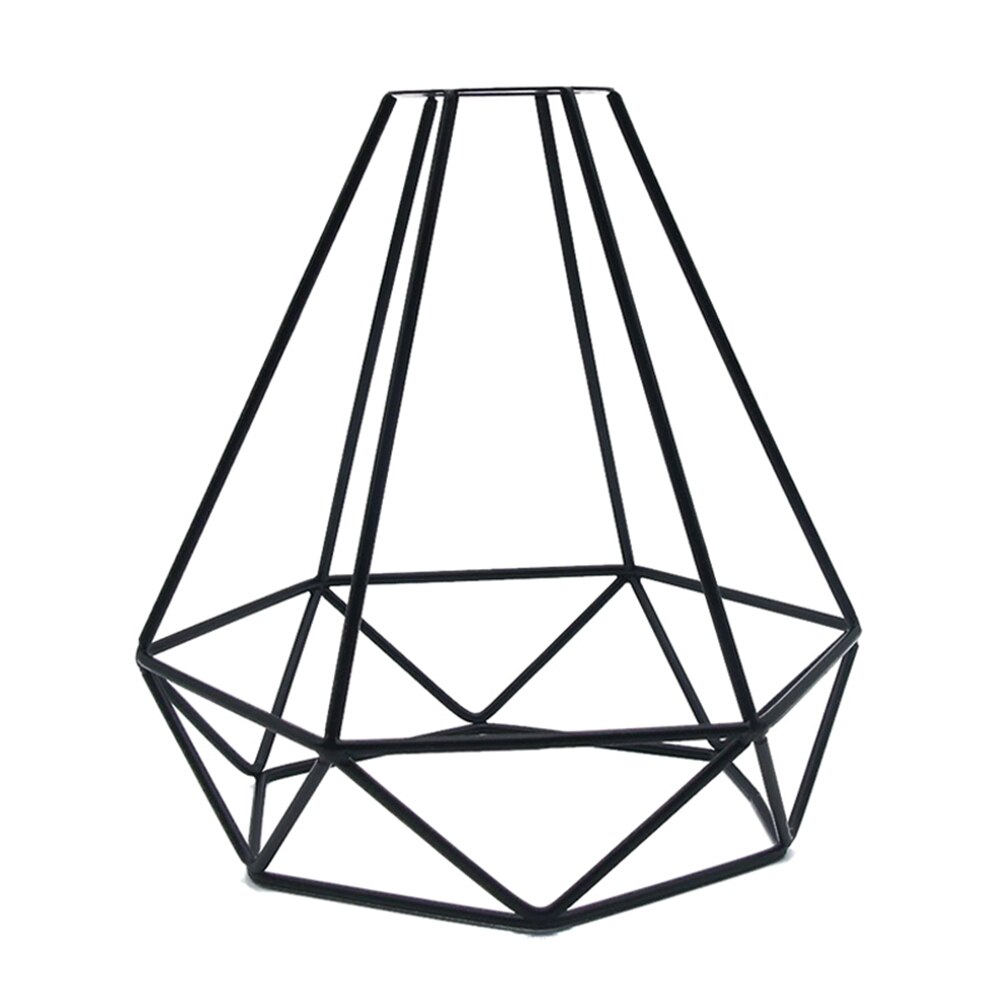 Geometrische hanglamp van metaal, retro vintage plafondlamp, ijzeren kooi _wk