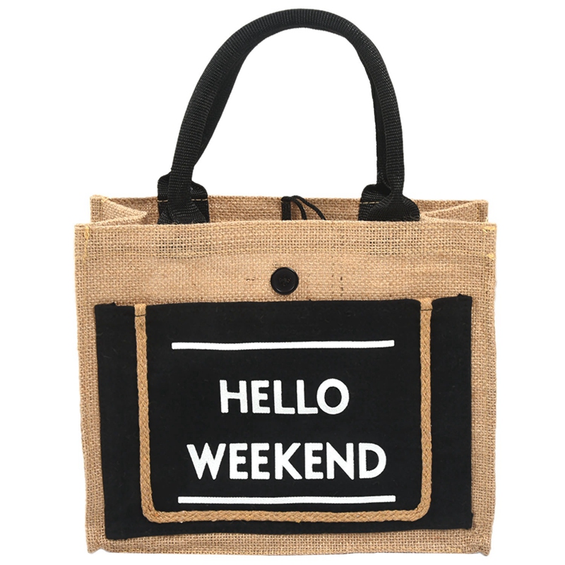 Luxuriöse leinenhandtasche mit großem fassungsvermöGen, lässige schultertasche für damen, alltagshandtasche