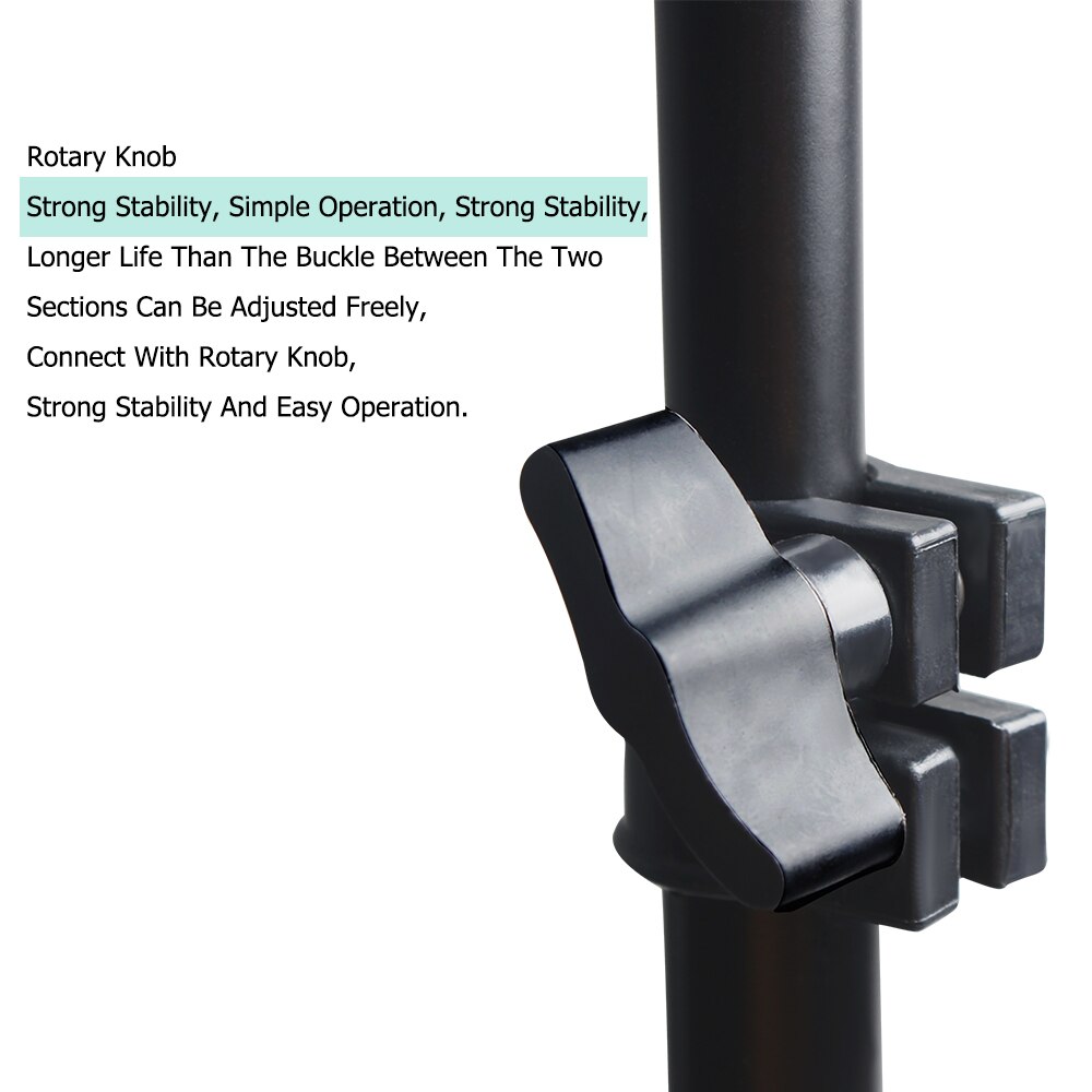 2.6M Photography Adjustable Soft Box Flash Continuous Light Tripod Max Load to 5KG Flash Light Stand Tripod For Camera Photo