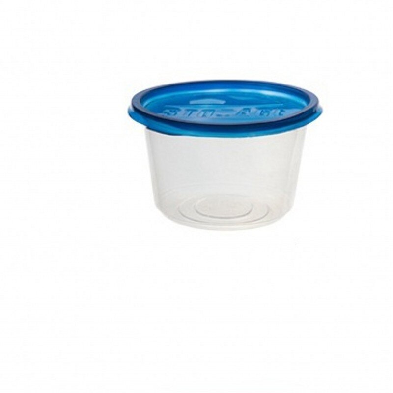 5pcs Disposable Lunch Box with Lid Thickened Sealed Food Grade PP Plastic Material Convenient Lunch Box Takeaway Packaging Box: Round 740ml