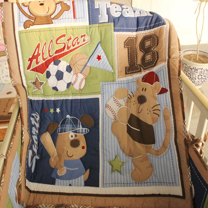 Spjälsängstäcke för nyfödd pojke flicka cuna täcke 84 x 107cm babytäcke bomull 1pc: Babytäcke 2