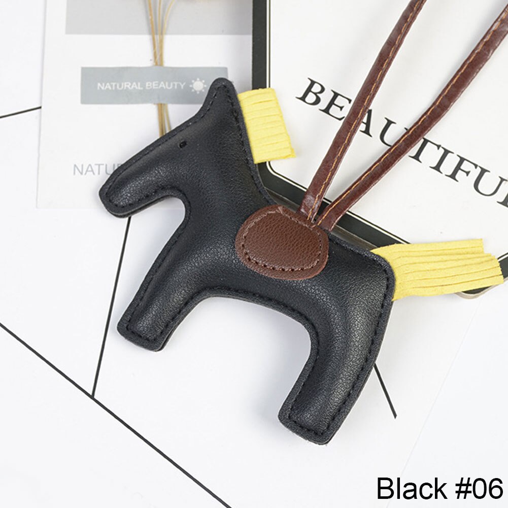 Stereo Cute Balloon Horse Keychain Key ring Cartoon Mobile Phone Bag Car Pendant Fun Keychain: 06
