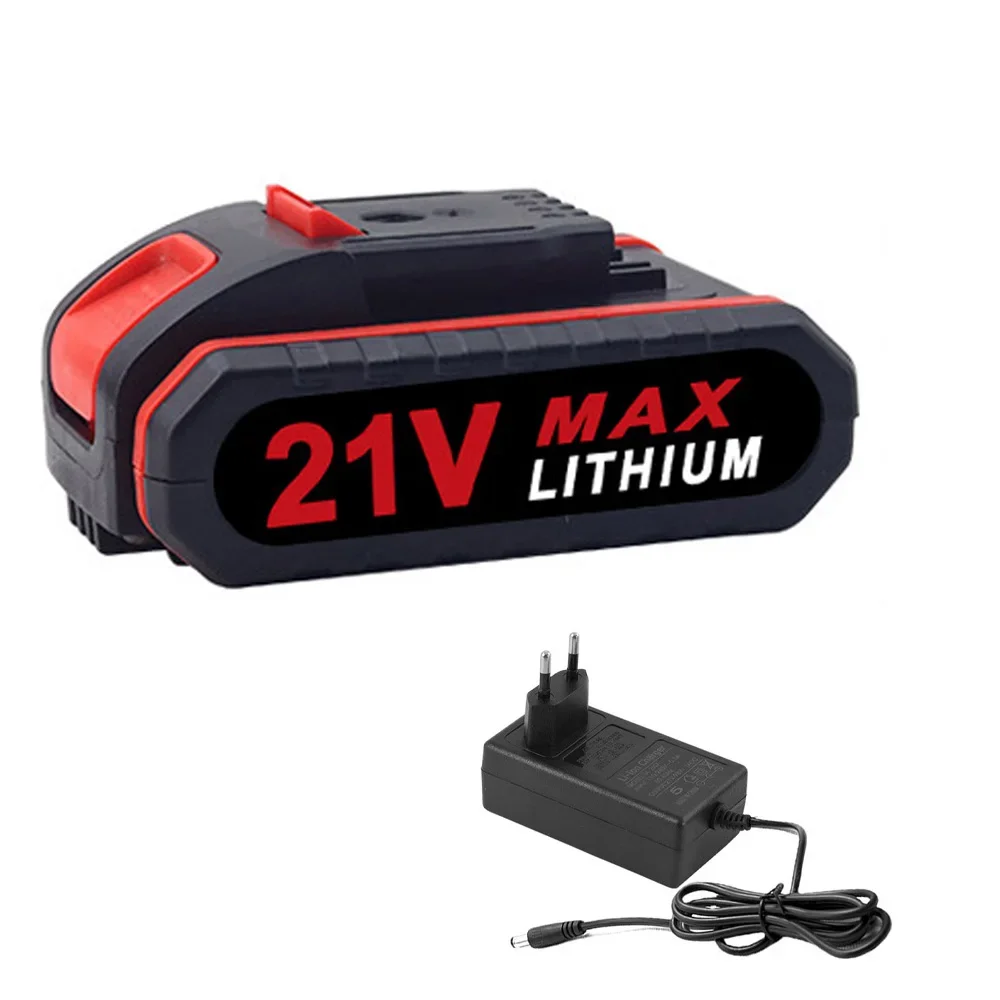 21V Cordless Impact Drill Battery Power Battery,Replace 48VF 36VF 88VF Impact Drill Battery Replacement Battery for Power Tool: Khaki