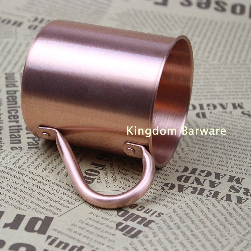 450ml 16.0oz 100%  kobber krus moscow mule holdbare kobberagtige øl krus kaffe krus mælk kop ren kobber kop drinkware