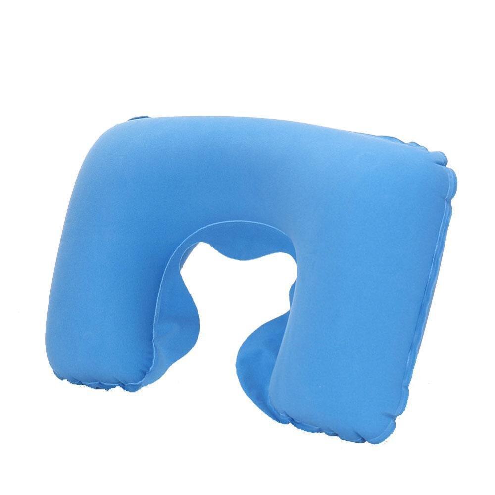 Portable Ultralight Inflatable PVC Nylon Air Pillow Sleep Cushion Travel Tour Bedroom Hiking Beach Car Plane Head Rest Portable