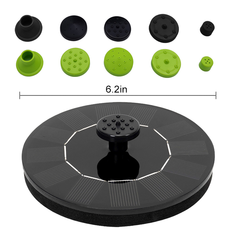 solar fountain garden decoration outdoor decorative fountain bird bath Pool Pond Waterfall Floating Water: 05 16cm