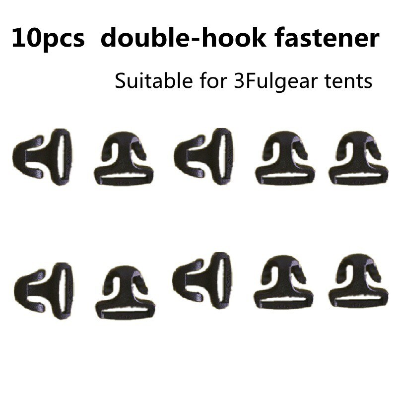 3 fulgear campingtält rep fäste fyrkant triangel spännare justerare åtdragning propp spänne tält tillbehör vindrep