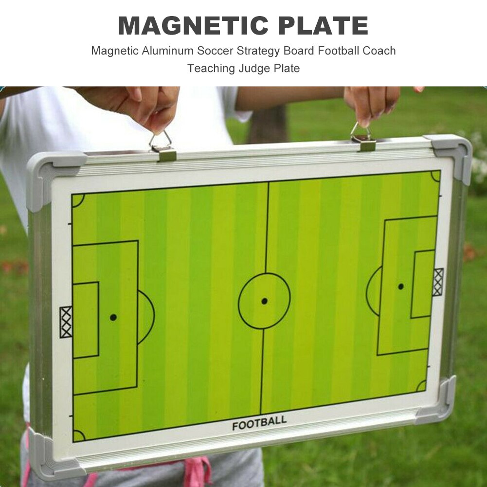 Training Strategie Boord Set Magnetische Voetbal Coach Onderwijs Commando Plaat Stofdicht Draagbare Dragen Decor