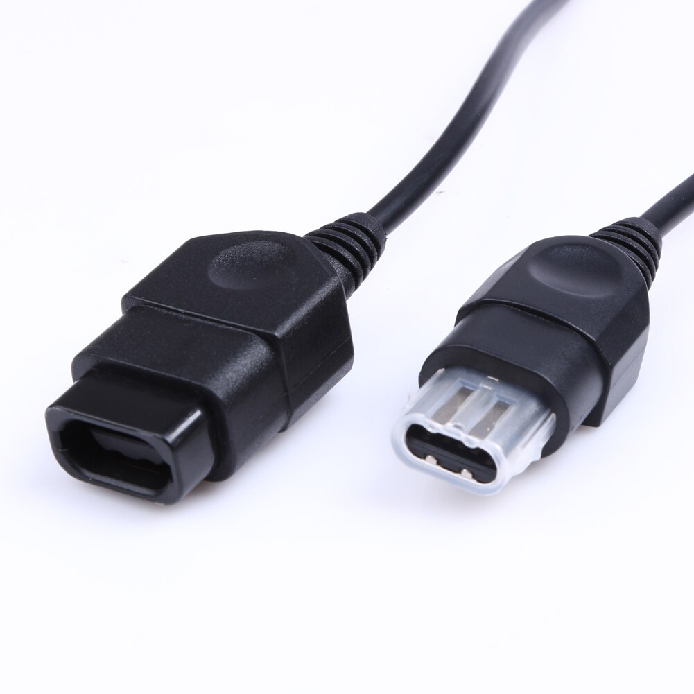 1.8M Black Controller Extension Cord Extender Cable Only For Original Xbox Controllers Simple Plug And Play Replacement Durable