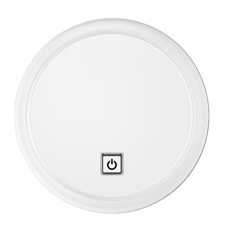 Run 90 Minuten Automatische Stofzuiger Robot 1200Mah Oplaadbare Intelligente Automatische Stofzuiger Voor Vloeren Tapijt: WHITE