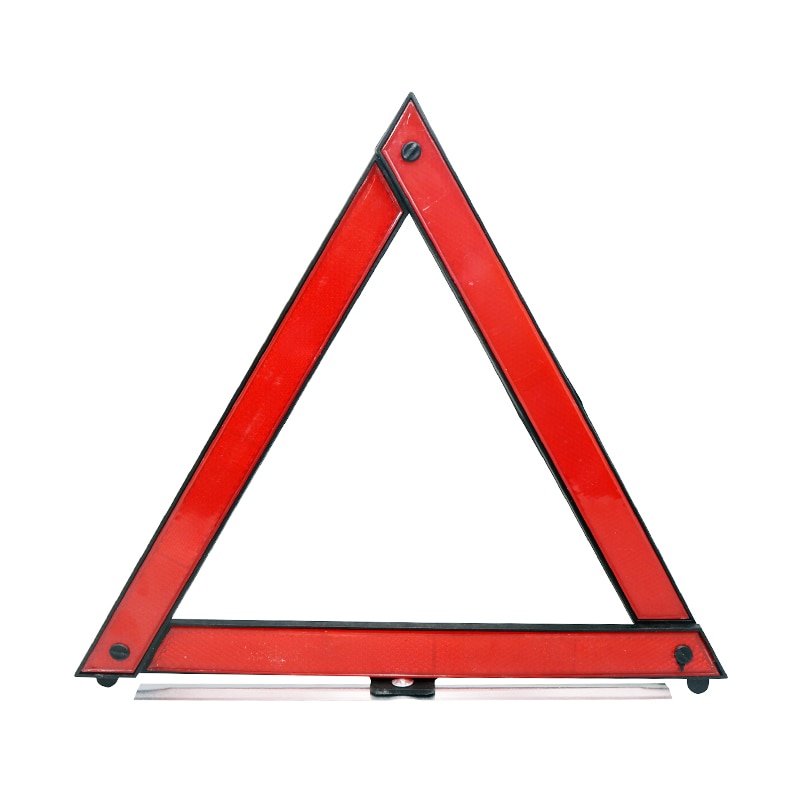 1 Pcs Car Reflective Triangle Tripod Emergency Warning Sign Vehicle Stop Sign Night Road Safety Warning Tripod Car Accessories
