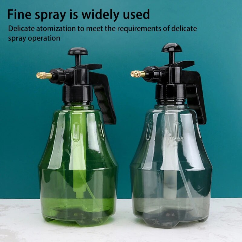 Regadera de jardín, riego y pulverización, olla de presión de aire, aspersor y pulverización de regadera doméstica hortícolas pequeña